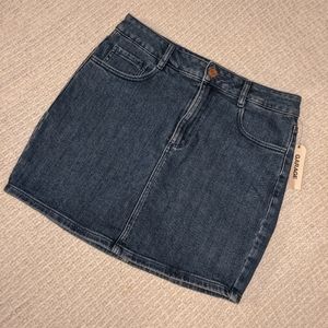 NWT! GARAGE Denim Mini Skirt Sz Med